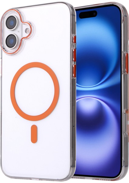 iPhone 16 Plus Magsafe ile Uyumlu Manyetik Pc Arka Kapağı (Yurt Dışından)