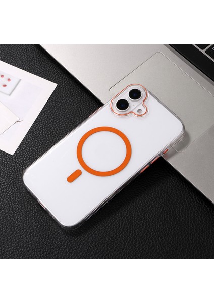 iPhone 16 Plus Magsafe ile Uyumlu Manyetik Pc Arka Kapağı (Yurt Dışından)