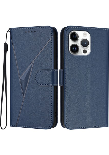 iPhone 16 Pro Max Kordonlu Deri Telefon Kılıfı (Yurt Dışından)
