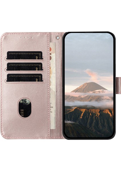 iPhone 16 Plus Kordonlu Deri Telefon Kılıfı (Yurt Dışından)