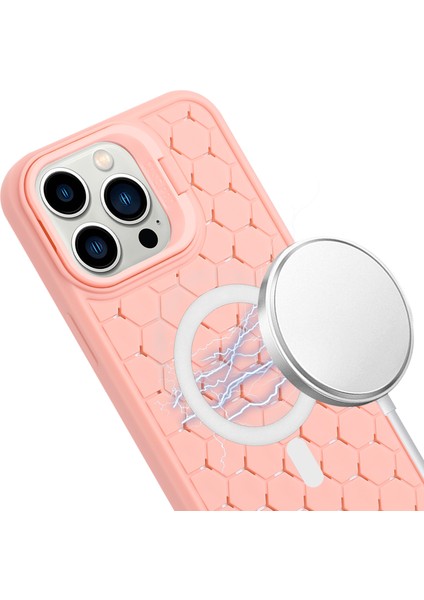 iPhone 16 Pro Max Kickstand Tpu Telefon Kılıfı ve Magsafe ile Uyumlu Kordon (Yurt Dışından)