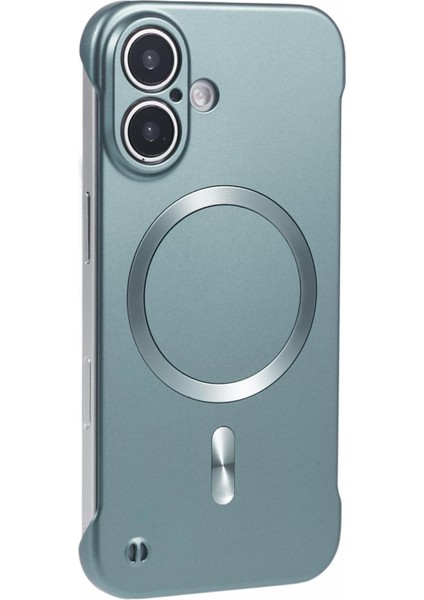 iPhone 16 Plus Sert Pc Magsafe ile Uyumlu Çerçevesiz Telefon Kılıfı (Yurt Dışından)