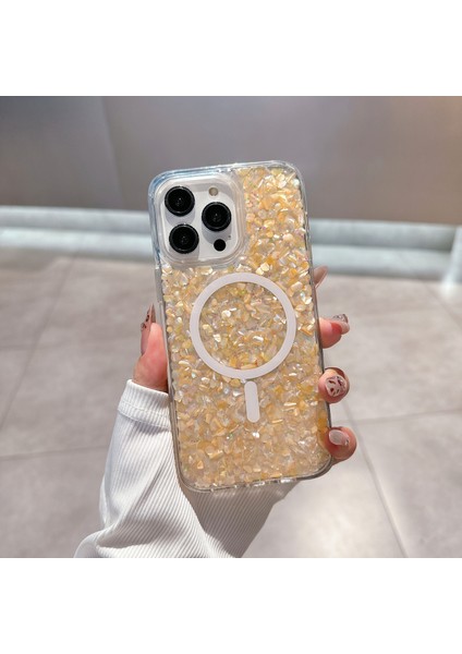 iPhone 16 Pro Epoksi Pc+Tpu Darbeye Dayanıklı Telefon Kılıfı Magsafe ile Uyumlu (Yurt Dışından) fiyatları