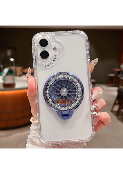 iPhone 16 Plus Pc + Tpu Telefon Kılıfı ve Magsafe ile Uyumlu Destek Standı (Yurt Dışından)