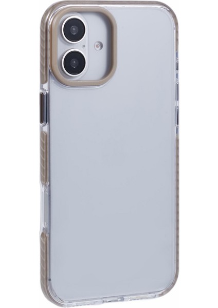 iPhone 16 Plus Tpu+Pc Darbeye Dayanıklı Telefon Arka Kapağı (Yurt Dışından)
