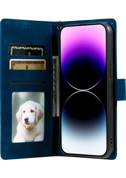 iPhone 16 Pro Max Skin Feel Cüzdan Deri Telefon Kılıfı (Yurt Dışından) fiyatları