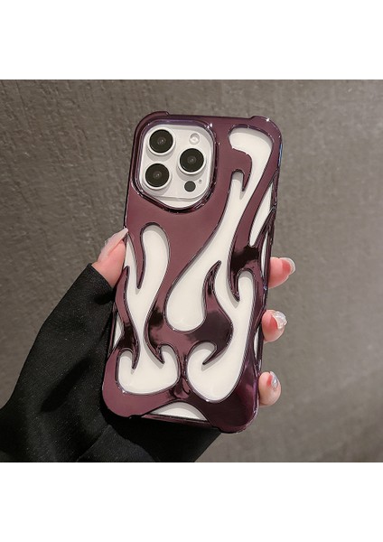 iPhone 16 Pro Max Elektroliz Kaplama Tpu Telefon Kapağı (Yurt Dışından)