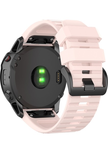 Plastik Düğmeli Garmin Fenix ​​6x 26MM Için Resmi Doku Kordonlu Saat (Yurt Dışından) fiyatları