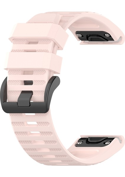 Plastik Düğmeli Garmin Fenix ​​6x 26MM Için Resmi Doku Kordonlu Saat (Yurt Dışından) modelleri