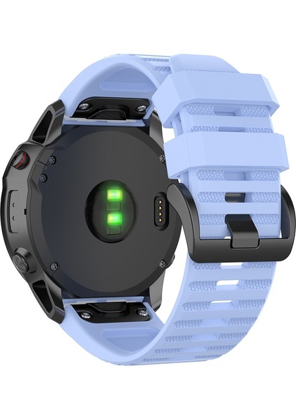 Plastik Düğmeli Garmin Fenix ​​6x 26MM Için Resmi Doku Kordonlu Saat (Yurt Dışından) modelleri