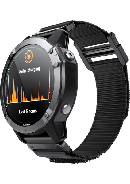 Garmin Fenix ​​6x / 5x Için 26MM Naylon Kordonlu Saat (Yurt Dışından) modelleri