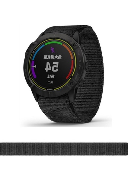 Garmin Fenix ​​6 Için 22MM Naylon Kordonlu Saat (Yurt Dışından) modelleri