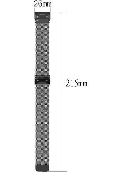 Garmin Fenix ​​5x Için Milanese Yedek Bilek Kayışı Kordonlu Saat (Yurt Dışından) modelleri