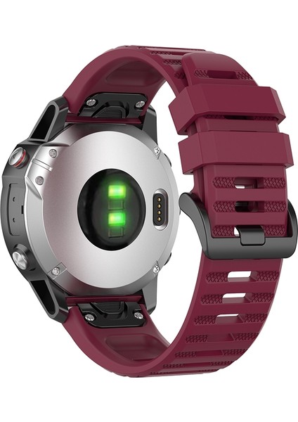 Plastik Düğmeli Garmin Fenix ​​6 22MM Için Resmi Doku Kordonlu Saat (Yurt Dışından) fiyatları