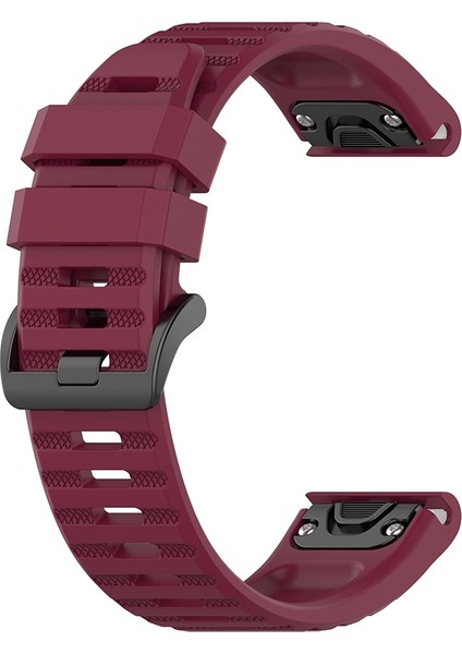 Plastik Düğmeli Garmin Fenix ​​6 22MM Için Resmi Doku Kordonlu Saat (Yurt Dışından) modelleri