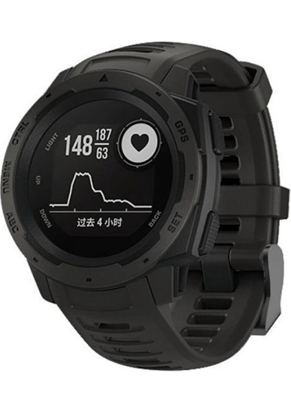 Garmin Instinct 22MM Için Silikon Bilek Kayışı (Yurt Dışından)