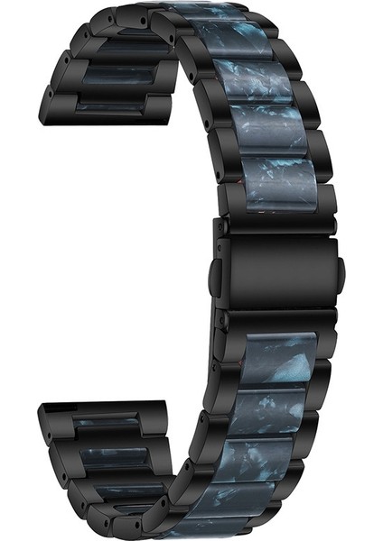 Garmin Venu/vivoactive 3 Müzik Için 20MM Ste+Reçine Kayış (Yurt Dışından)