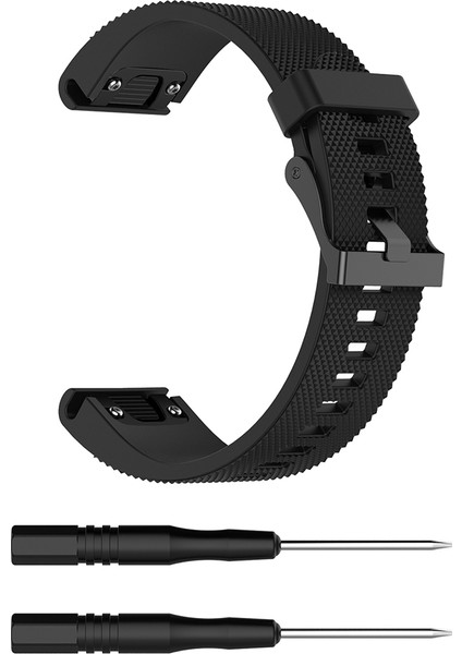 Garmin Fenix ​​5s (20MM) Silikon Saat Bandı(Beyaz) (Yurt Dışından)