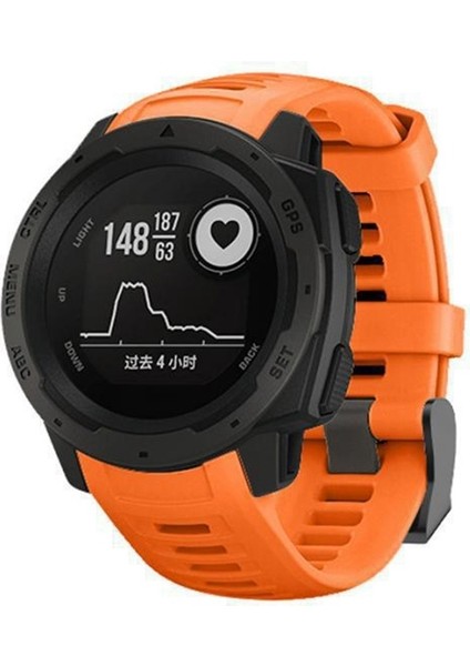Garmin Instinct 22MM Için Silikon Bilek Kayışı (Yurt Dışından)