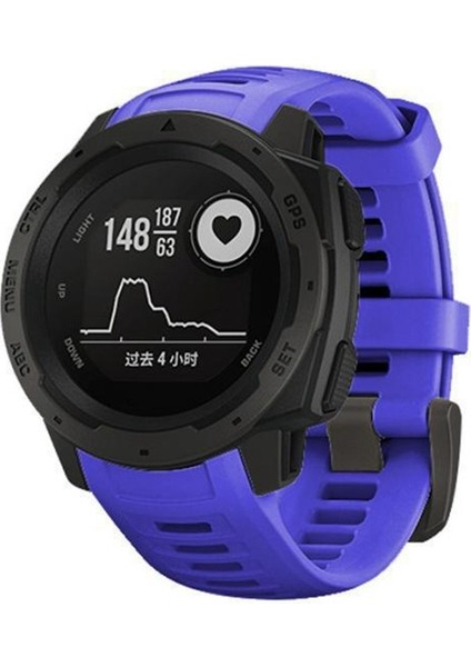 Garmin Instinct 22MM Için Silikon Bilek Kayışı (Yurt Dışından)