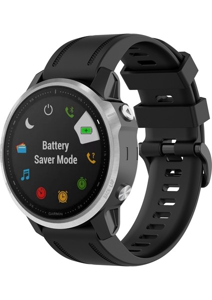 Plastik Düğmeli Garmin Fenix ​​6s 20MM Için Resmi Doku Kordonlu Saat (Yurt Dışından)