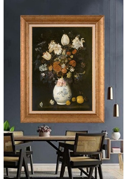 Altın Çerçeveli Paspartulu Tablo U3776