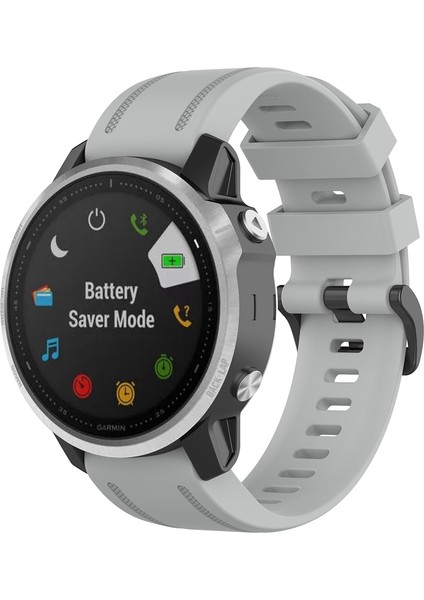 Plastik Düğmeli Garmin Fenix ​​6s 20MM Için Resmi Doku Kordonlu Saat (Yurt Dışından)