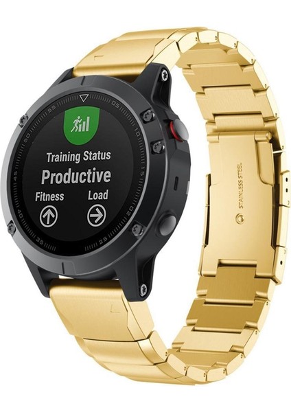 Garmin Fenix ​​5 22MM Için Ste Bilek Kayışı Kordonlu Saat (Yurt Dışından)