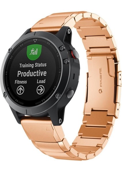 Garmin Fenix ​​5 22MM Için Ste Bilek Kayışı Kordonlu Saat (Yurt Dışından)