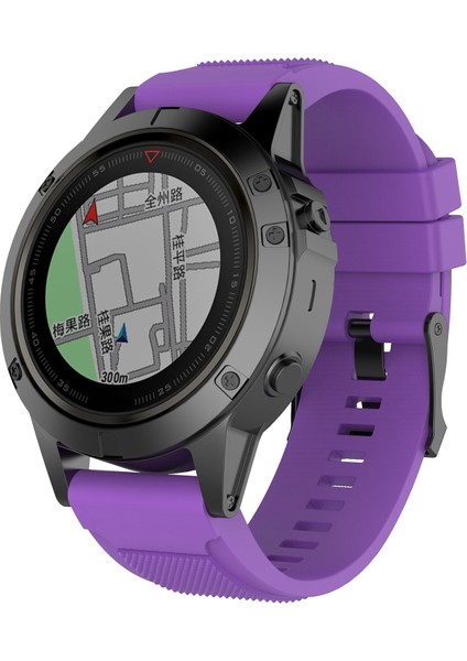 Garmin Fenix ​​5x (26MM) Silikon Bilek Kayışı Için (Yurt Dışından) modelleri