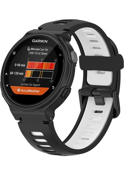 Garmin Forerunner 735/235 Için Iki Renkli Silikon Kordonlu Saat (Yurt Dışından)