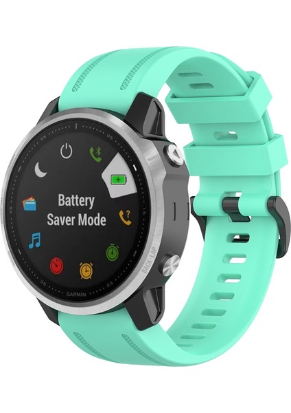 Plastik Düğmeli Garmin Fenix ​​6s 20MM Için Resmi Doku Kordonlu Saat (Yurt Dışından)