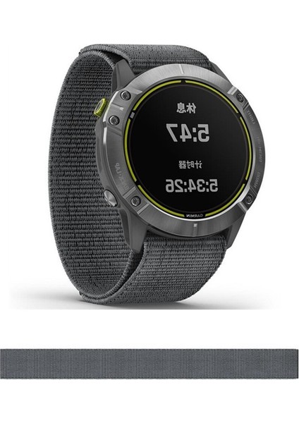 Garmin Fenix ​​6 Için 22MM Naylon Kordonlu Saat (Yurt Dışından) modelleri