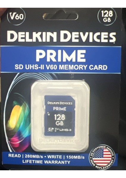 128GB Prime UHS-II SDXC (V60) Hafıza Kartı