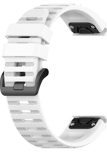 Plastik Düğmeli Garmin Fenix ​​6 22MM Için Resmi Doku Kordonlu Saat (Yurt Dışından)