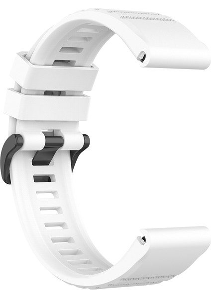 Plastik Düğmeli Garmin Fenix ​​6 22MM Için Resmi Doku Kordonlu Saat (Yurt Dışından)