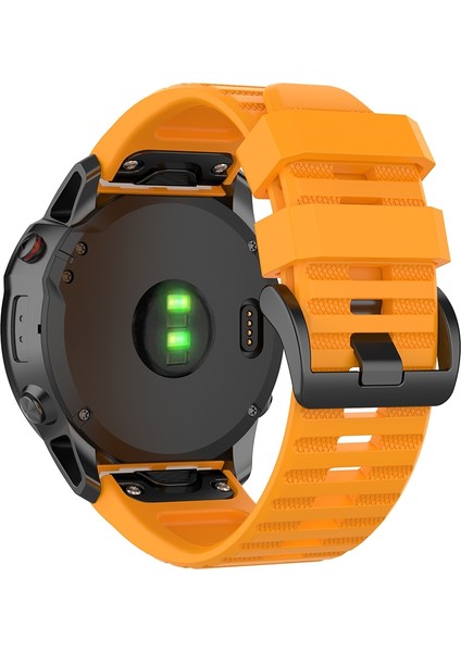 Plastik Düğmeli Garmin Fenix ​​6x 26MM Için Resmi Doku Kordonlu Saat (Yurt Dışından) fiyatları