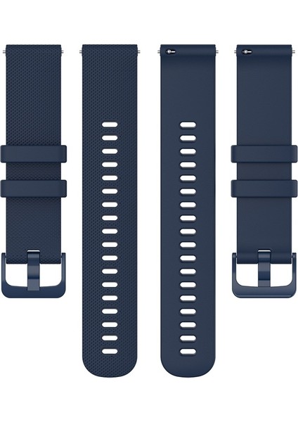 Garmin Silikon Saat Bandı Için, Boyut: 18MM Evrensel (Mavi) (Yurt Dışından)