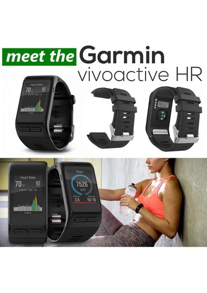 Garmin Vivoactive Hr Için Silikon Spor Bilek Kayışı (Yurt Dışından)