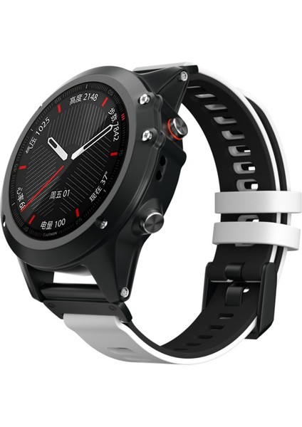 Garmin Fenix ​​6x Silikon Kordonlu Saat Için (Yurt Dışından)