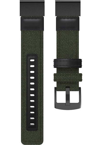 Garmin Fenix5 Plus Için Kanvas ve Deri Saat Bandı, Bilek Kayışı Boyutu: 150+110MM(MAVI) (Yurt Dışından)