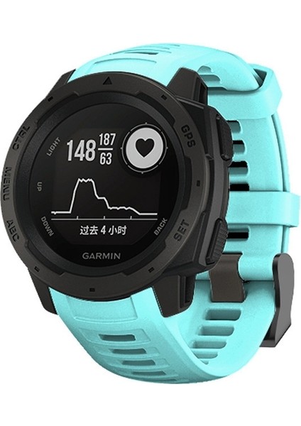 Garmin Instinct 22MM Için Silikon Bilek Kayışı (Yurt Dışından)