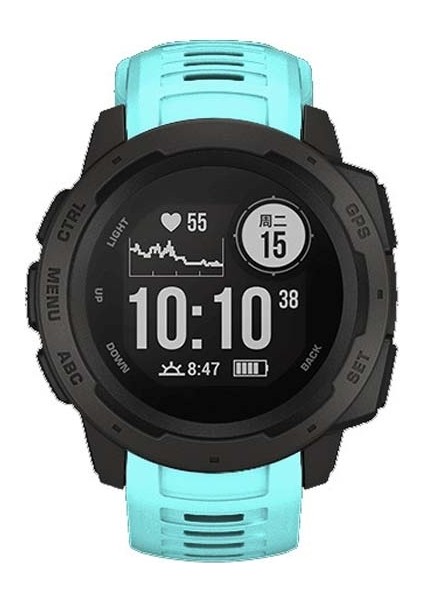 Garmin Instinct 22MM Için Silikon Bilek Kayışı (Yurt Dışından)