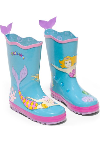 Deniz Kızı Çocuk Yağmur Çizmesi