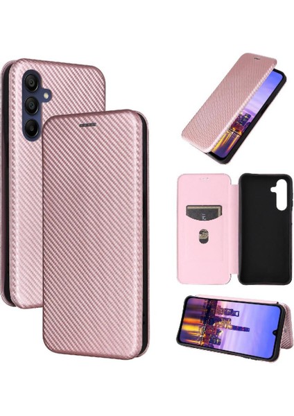 Samsung Galaxy A16 Deri Folio Flip Case Tam Koruma Için Flip Case (Yurt Dışından)
