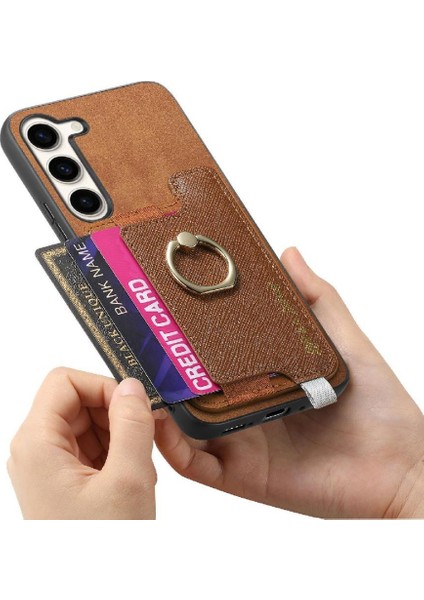 Samsung Galaxy S23 Artı Cüzdan Manyetik Halka Standı Tutucu Magsafe (Yurt Dışından)