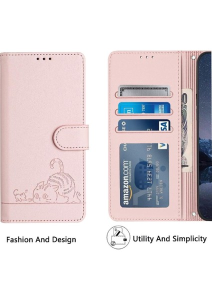IPhone 11 Için Kılıf Pro Max Cüzdan Kapak Çevirin Kart Yuvası Tutucu Kickstand (Yurt Dışından)