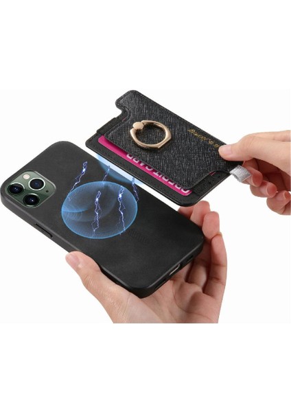 IPhone 11 Için Kılıf Pro Max Manyetik Magsafe Uyumlu Halka Standı Tutucu (Yurt Dışından)