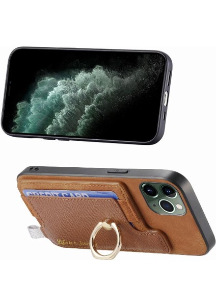 IPhone 11 Için Kılıf Pro Max Manyetik Magsafe Uyumlu Halka Standı Tutucu (Yurt Dışından)