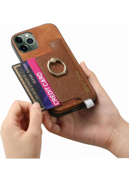 IPhone 11 Için Kılıf Pro Max Manyetik Magsafe Uyumlu Halka Standı Tutucu (Yurt Dışından)